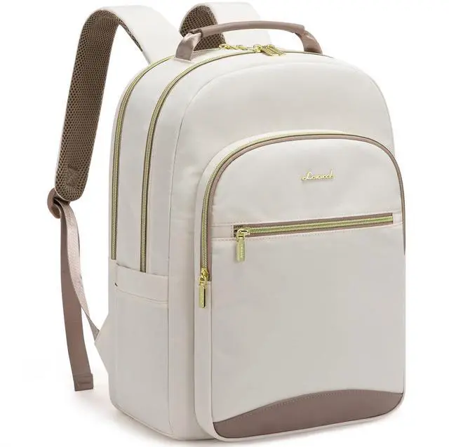 Main image of LOVEVOOK Laptop Backpack for Women, 15.6 Inch Work Business Backpack Purse for Teacher, Waterproof Nurse Bag College Bookbag for School, Casual Personal Item Travel Bag College Daypack