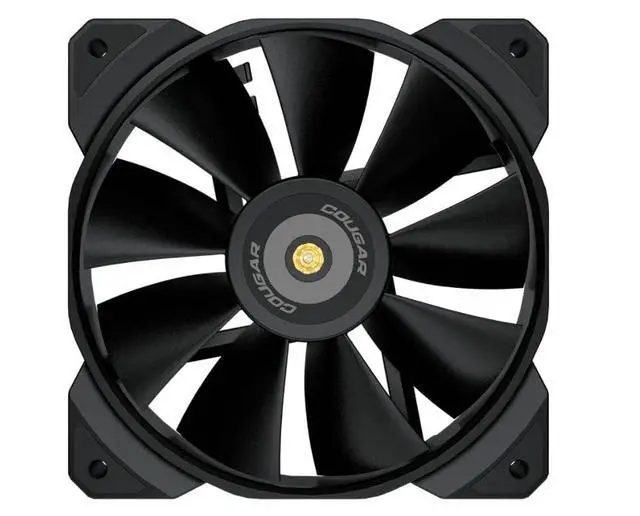 Alt view image 2 of 5 - Cougar MHP120 High Performance Radiator Fan (Black)