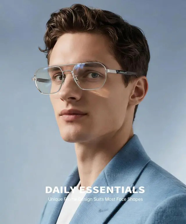 Alt view image 2 of 5 - ANYLUV Blue Light Glasses for Woman/Men, Blue Light Blocking Glasses Women Computer Gaming Glasses for Eye Protection