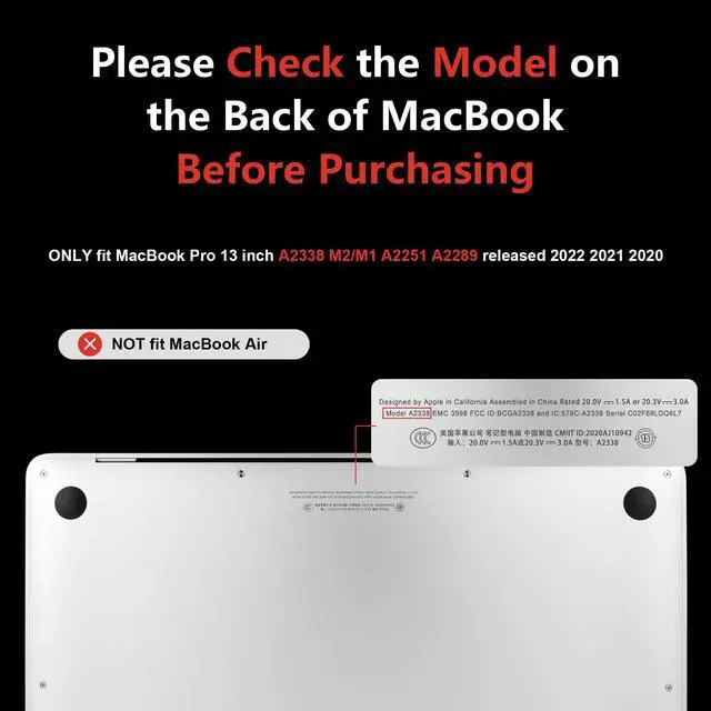 Alt view image 2 of 5 - MEEgoodo Case for MacBook Pro 13 inch, Laptop Hard Shell Case with Keyboard & Camera Cover, Cacti