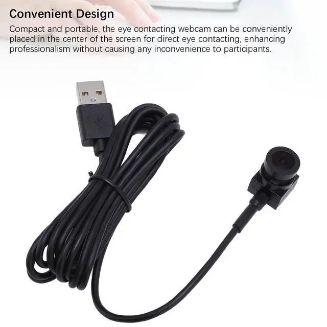 Alt view image 4 of 5 - EBTOOLS Middle Screen Webcam, 1080P 2MP Center Webcam for Laptop and Desktop, Home Video Conferences, Eye Contacting USB Camera