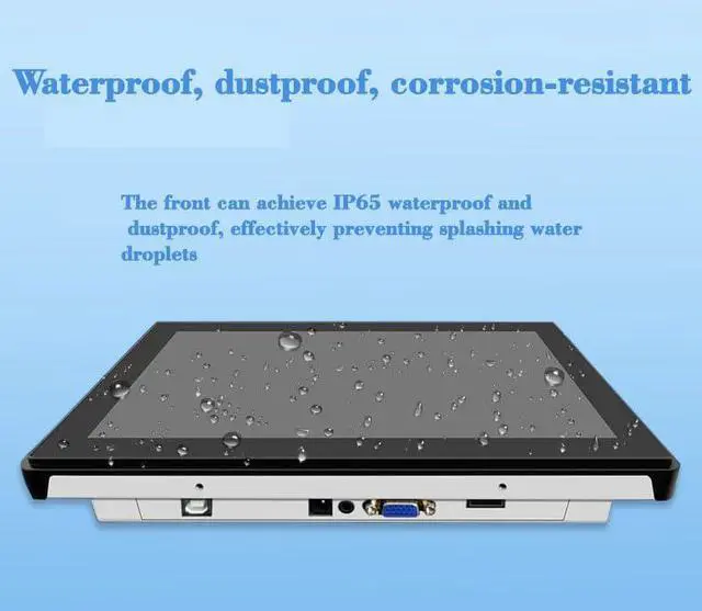 Alt view image 4 of 5 - RIUIIN 27 Inch Open Frame Capacitive Touchscreen Monitor,1920x1080 Resolution 16:9 Aspect Ratio Waterproof,VESA+Panel Mount, for Kiosk, Automation, POSVendingHMI and Digital Signage 7x24h Work