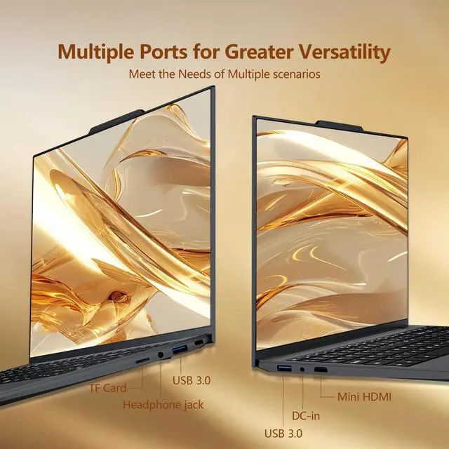 Alt view image 5 of 5 - 2025 Gaming Laptop, 15.6 Inch Laptop Computer with N150 Processor(up to 3.6GHz), 16GB RAM 1TB SSD,Backlit Keyboard, FHD 1920 * 1080,WiFi 5,BT 4.2,Fingerprint Unlocking,Win 11 Pro,laptops for Gaming