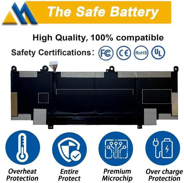 Alt view image 3 of 5 - Mobik RR04XL L60373-005 Battery Replacement for HP Spectre X360 13-AW 13T-AW Series 13-aw0013dx 13-aw0023dx 13-aw2003dx 13t-aw000 13t-aw100 13t-aw200 Series HSTNN-DB9K HSTNN-OB1M L60213-2C1 RR04060XL