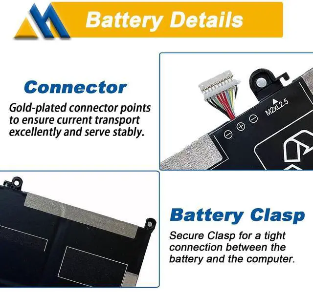 Alt view image 4 of 5 - Mobik RR04XL L60373-005 Battery Replacement for HP Spectre X360 13-AW 13T-AW Series 13-aw0013dx 13-aw0023dx 13-aw2003dx 13t-aw000 13t-aw100 13t-aw200 Series HSTNN-DB9K HSTNN-OB1M L60213-2C1 RR04060XL