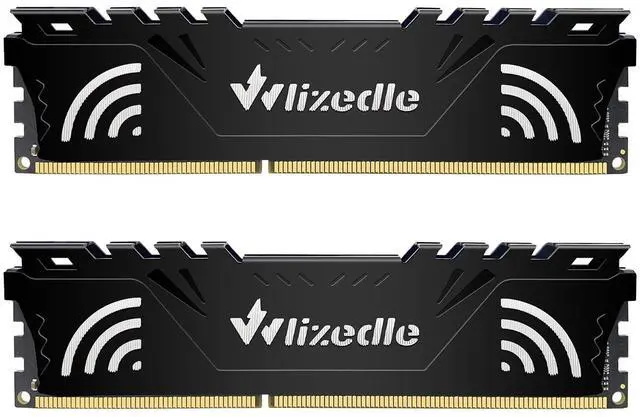 Main image of Wlizedle DDR3 RAM 16GB Kit (2x8GB) 1600MHz CL11 UDIMM, Desktop Memory Module PC3-12800 240-Pin 1.5V 2Rx8 Dual Rank Non-ECC Unbuffered PC Computer RAM Stick Upgrade - Black