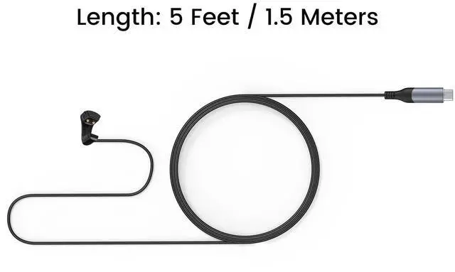 Alt view image 3 of 3 - YEAOI USB C Charger for RayBan Meta Wayfarer Smart Glasses, Magnetic Charging Cable for Ray-Ban Sunglasses, with USB Adapter