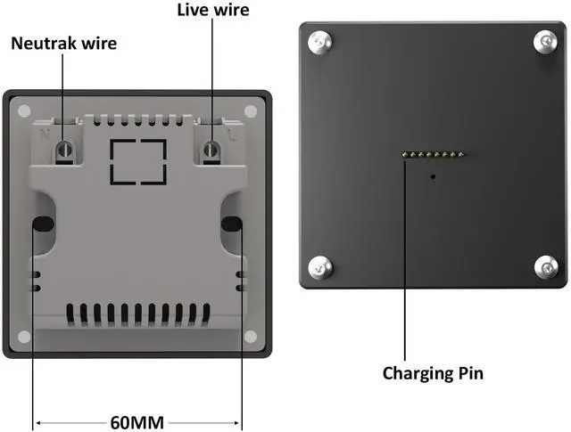 Alt view image 3 of 5 - Zilvex Wall Mount Charging Kit for Samsung Galaxy Tab A9 8.7in Magnetic Wall Dock with 15W Fast Charging, TPU Protective Case, Smart Home Integration