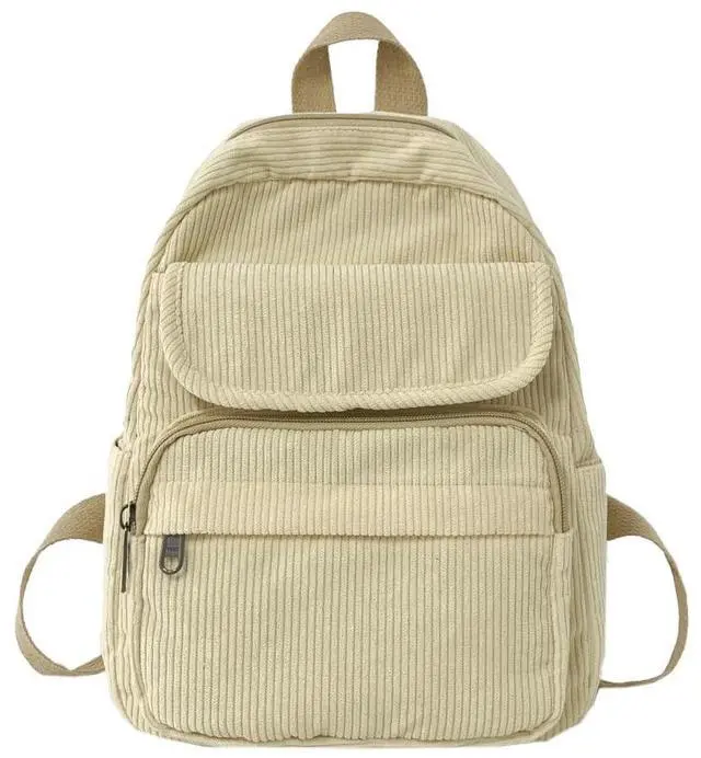 Main image of Aufona Mini Backpack for Women Small Backpack Purse Aesthetic Backpack Tiny Corduroy Backpack Light Weight(Light Brown)