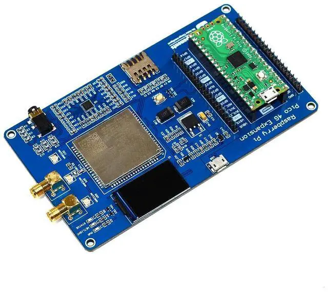 Alt view image 3 of 5 - Raspberry Pi Pico 4G Expansion Quectel EG25-G, IoT/M2M-optimized, LTE Cat 4 Module Expansion for Raspberry Pi Pico, Adds Cellular and GPS Support to The Pico