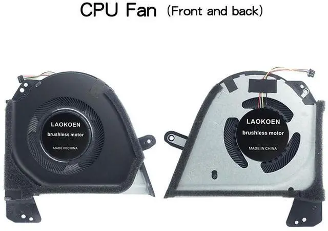 Alt view image 4 of 5 - New Replacement Cooling Fans for ASUS Zephyrus G15(2021) M16(2022) GU603Z GU603H GA503Q GA503QS GA503QM GA503QC GA503QE GU603HR GU603HM GU603ZW GU603ZM GU603ZX GU603HE Laptop FN22 FN23 DC 12V