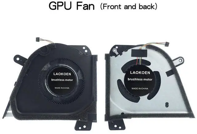 Alt view image 5 of 5 - New Replacement Cooling Fans for ASUS Zephyrus G15(2021) M16(2022) GU603Z GU603H GA503Q GA503QS GA503QM GA503QC GA503QE GU603HR GU603HM GU603ZW GU603ZM GU603ZX GU603HE Laptop FN22 FN23 DC 12V