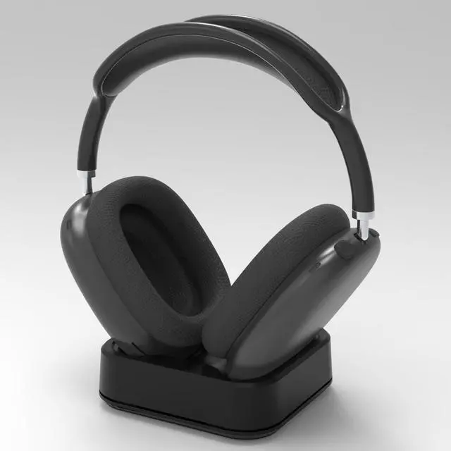 Main image of MaxDokr Charging Stand for AirPods Max, Desktop Headset Holder, Magnetic Headset Stand, Charging Base for Headphones, Designed for AirPods Max (Stealth Black)