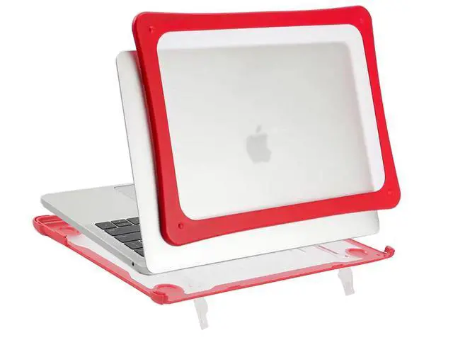 Alt view image 4 of 5 - mCover Hybrid case Compatible ONLY for 2016-2023 13.3" MacBook Pro A2338 (M1 | M2 chip) A2289 A2251 A2159 A1989 A1706 A1708 (with All USB-C Ports) - Blue