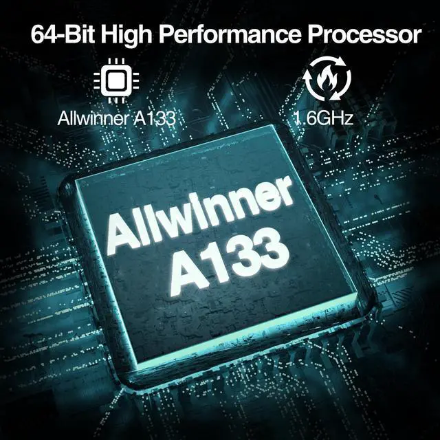 Alt view image 2 of 5 - 10 inch Tablet, Android 10 Tablets 32GB Pad for Adult, Quad-Core Processor, HD IPS Screen, Dual Camera, Built in WiFi, Bluetooth, 6000mAh Battery