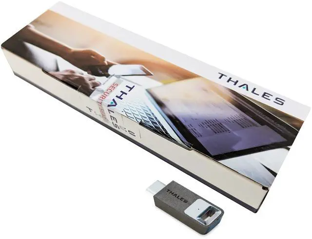 Main image of Thales - SafeNet eToken Fusion - Phishing-Resistant FIDO2 Certified Security Key for Digital certificates or FIDO2 authentication to Web apps and desktops - USB-C, Pack of 10
