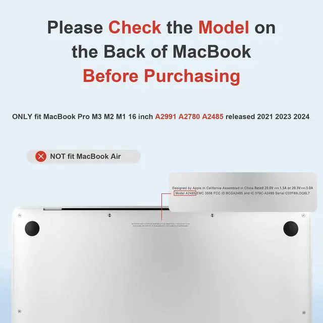 Alt view image 2 of 5 - Loyrina Designed for M4/M3/M2 MacBook Pro 16 inch Case 2024 2023 2021 A2991 A3403 A2485, Ultra-Thin Hard Shell Case with Keyboard Cover & USB Adapter & Webcam Cover, Cherry Blossoms