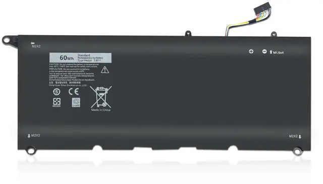 Main image of Ymawetia 60Wh PW23Y Laptop Battery Replacement for Dell XPS 13 9360 Series Compatible with P54G002 0RNP72 0TP1GT 0PW23Y 13-9360-D1605G D1605T D1609 D1609G D1705G TP1GT RNP72