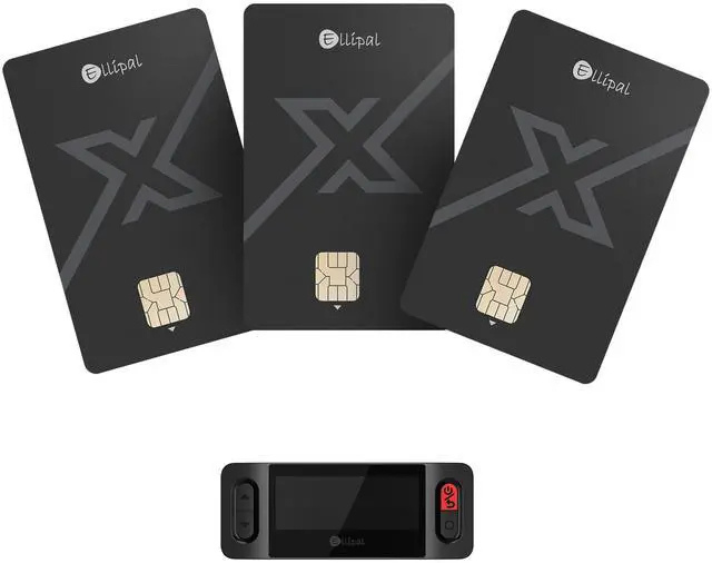 Main image of Ellipal X Card Pack of 3 Air Gapped Crypto Cold Wallet with Starter Accessory Kit,Secure Offline Storage for Bitcoin, Ethereum,NFTs & 10,000+ Tokens
