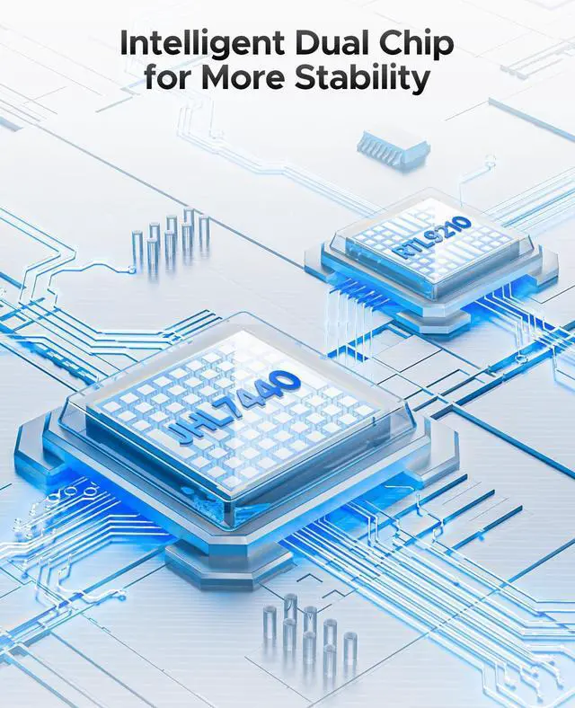 Alt view image 4 of 5 - ORICO 40Gbps M.2 NVMe SSD Enclosure with Thermostatic Cooling Fan, Supports up to 8TB, Thunderbolt 4/3 & USB4 Compatible, Backward Compatible with USB 3.2/3.1, M-Key SSD-COM2
