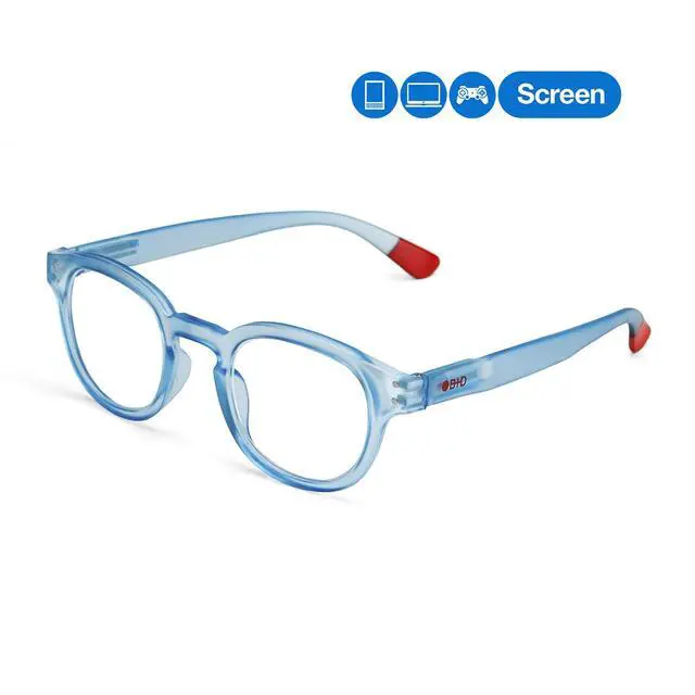 Alt view image 2 of 5 - B + D Reading glasses - Brand Blue Ban Readers - Material Frame and temple: PC - Temples with flex - Blue Light filter lenses - Ligth Blue Color - +1.00
