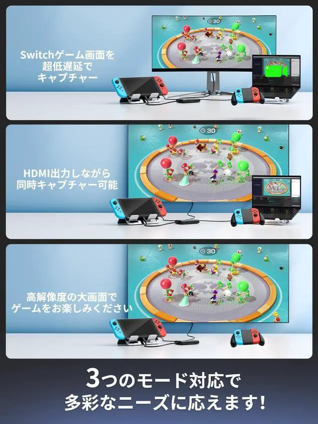 Alt view image 5 of 5 - USB C Video Capture Card Compatible, Lemorele USB-C Adapter w/HDMI 1080P@60Hz, USB C 3.0 100W PD, Video Recording for Steam OBS Studio