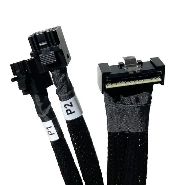 Alt view image 3 of 5 - DiliVing    8X to 2*  4X,-  74pin to 2*- 36pin Cable 80cm(Suitable for DELL Server H750/755)