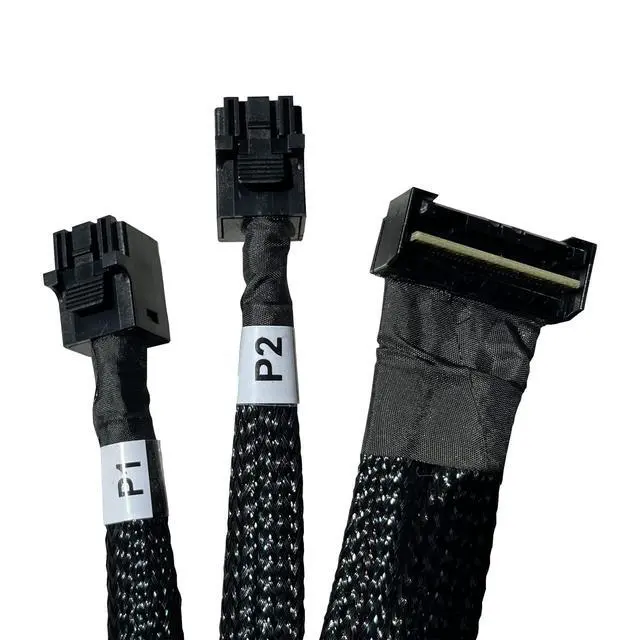 Alt view image 2 of 5 - DiliVing    8X to 2*  4X,-  74pin to 2*- 36pin Cable 80cm(Suitable for DELL Server H750/755)