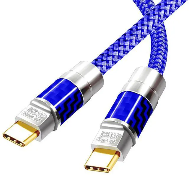 Main image of YOTETION Type C to C 60FT Cable,4K@60Hz 100W Fast Charging - Carbon Fiber Braided, High-Speed Data Transfer for Xreal MacBook Pro iPad Pro iPhone 15 Pro Galaxy S22 Portable Monitor