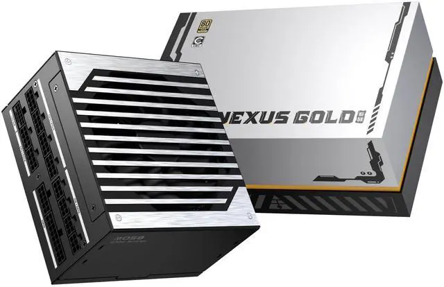 Main image of GOLDEN FIELD Nexus Gold 850W Full Modular Power Supply, 80Plus Gold with ATX3.1 & PCIe 5.1 Certified, 105°C-Rated Japanese Capacitors, Native 12V-2x6, LLC+DC-DC+Active PFC, 5-Year Warranty