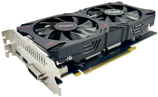 Main image of QTHREE Geforce GTX 960 4GB Graphics Card, GDDR5 128-bit, DP, HDMI, DVI, Video Card for PC, Computer GPU, PCI Express x16
