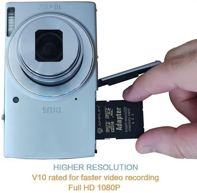 Alt view image 5 of 5 - Amplim 32GB Micro SD Card, 2 Pack MicroSD Memory Plus Adapter, MicroSDHC Class 10 UHS-I U1 V10 TF Extreme High Speed Switch, Raspberry Pi, Phone Galaxy, Camera Cam, Tablet, PC