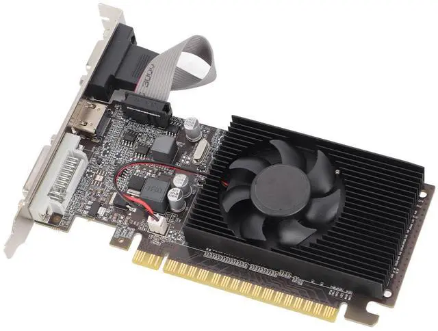 Main image of CYTGOUPER GT610 Graphics Card with Silence Cooling Fan,1GB DDR3 Graphics Card with DVI VGA Interface, 64 Bit 810MHz Graphics Card Express 2.0 X 16 for Gaming Pc and Multimedia Use