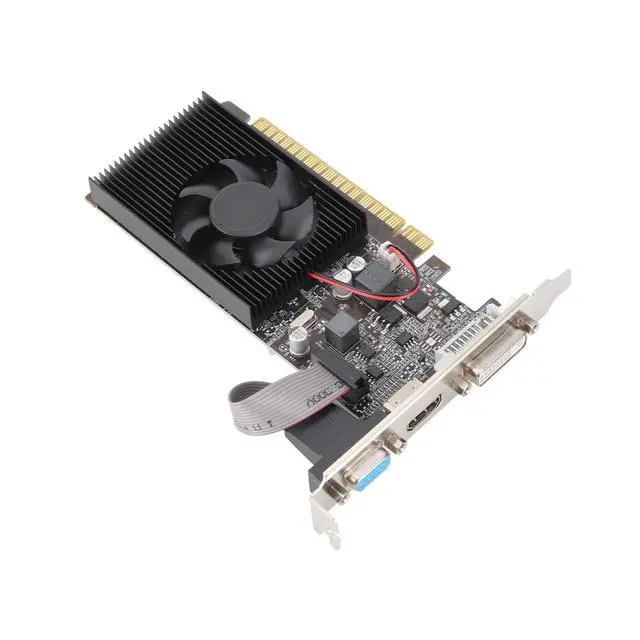 Alt view image 5 of 5 - CYTGOUPER GT610 Graphics Card with Silence Cooling Fan,1GB DDR3 Graphics Card with DVI VGA Interface, 64 Bit 810MHz Graphics Card Express 2.0 X 16 for Gaming Pc and Multimedia Use