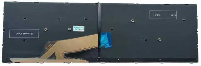 Alt view image 3 of 5 - Replacement Laptop Keyboard for HP Probook 430 G5, 450 G5, 455 G5, 470 G5 Backlit Keyboard with Black Frame L01027-001