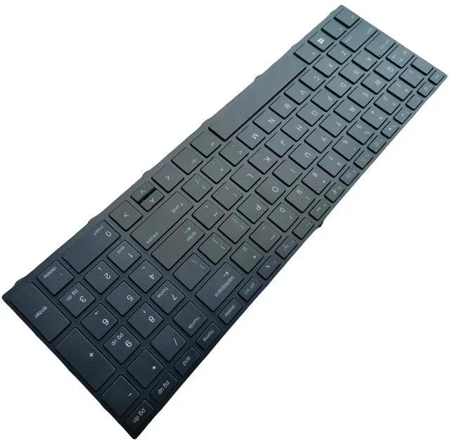 Alt view image 2 of 5 - Replacement Laptop Keyboard for HP Probook 430 G5, 450 G5, 455 G5, 470 G5 Backlit Keyboard with Black Frame L01027-001