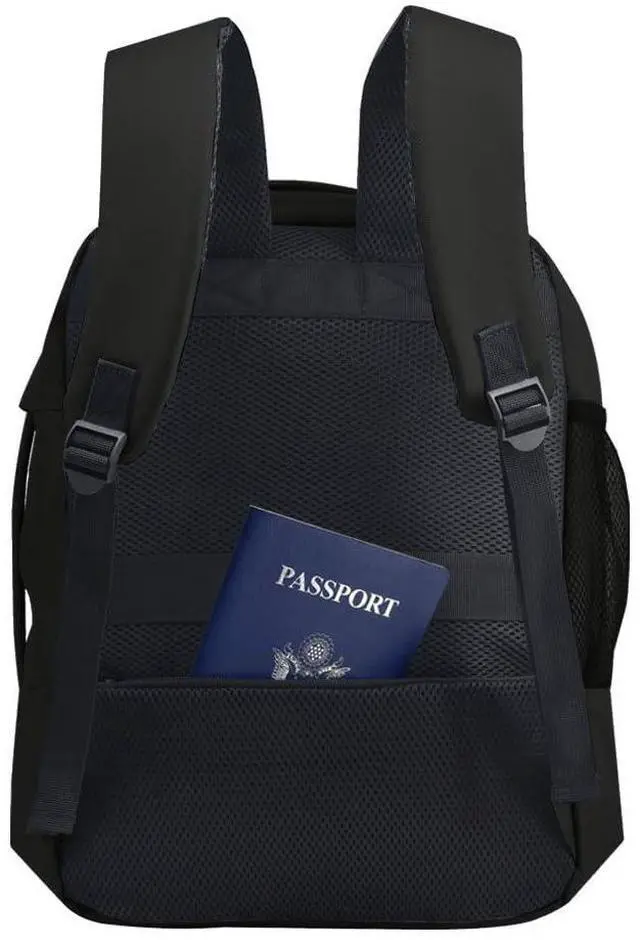 Alt view image 5 of 5 - CabinFly Bellanca WestJet Personal Item Under Seat Backpack 16x6x13 inch Travel Backpack 41x15x33 cm bag maximum diemsnion 43x16x33 cm of Air Canada carry-on 13x6x17 inch Flair Airlines