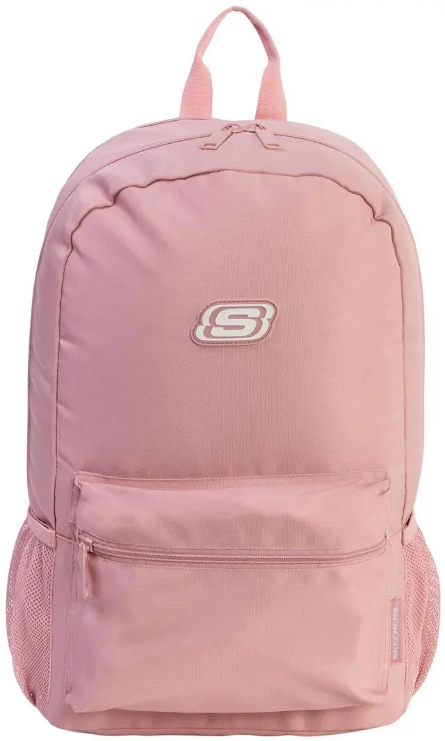 Main image of Skechers 365 Essential Travel Backpack for Women & Men, College Backpack, Laptop Bag, Multipurpose Back Pack & Book Bag (Lotus & White)