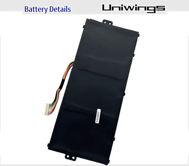 Alt view image 5 of 5 - Uniwings AC15A3J AC15A8J New Laptop Battery Replacement for Acer Chromebook 11 CB3-131 Series,Chromebook R11 CB5-132T Series,Chromebook C738T Series