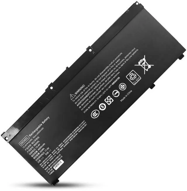 Main image of cokxiore SR04XL Lithium-ion Laptop Battery for HP Pavilion 15/17 Series & Omen 15 Series, 9.52×3.62×0.35in Ultra-Slim Design, OEM-Level Compatibility