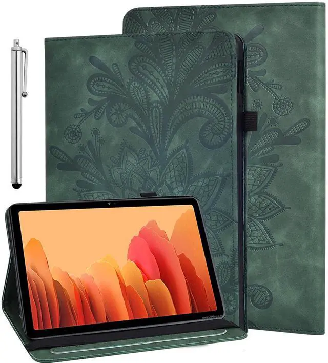 Main image of VODEFOX Case for 7" Kindle Paperwhite 12th Generation 2025/2024 and Kindle Colorsoft Signature Edition 2024, Floral PU Leather Cover with Auto Wake/Sleep for Kindle Paperwhite 2024 - Green