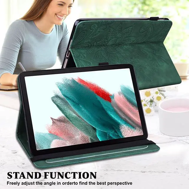 Alt view image 5 of 5 - VODEFOX Case for 7" Kindle Paperwhite 12th Generation 2025/2024 and Kindle Colorsoft Signature Edition 2024, Floral PU Leather Cover with Auto Wake/Sleep for Kindle Paperwhite 2024 - Green