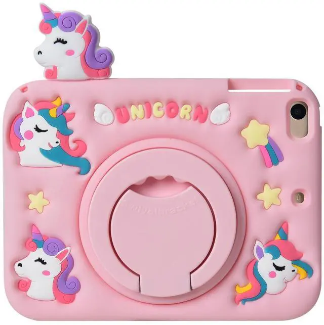 Alt view image 2 of 4 - Cartoon Case for Samsung Galaxy Tab A7 10.4"MONEHOYSY Cute Soft Silicone Kickstand [Drop Proof,Shock Proof,Anti Slip] Back Stand Cover Case for Kids Children Teens Girls Boys (House-2)