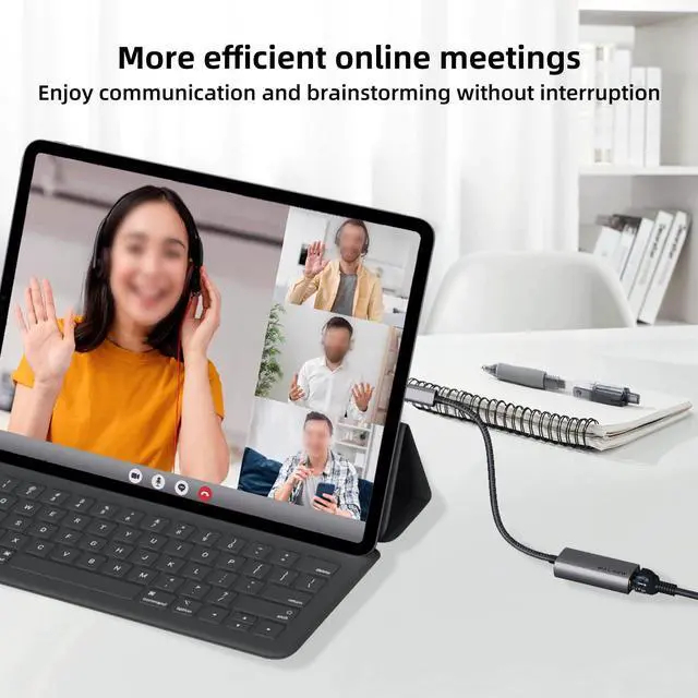 Alt view image 4 of 5 - WALNEW 7-in-1 USB C Hub& USB-C to Ethernet Adapter