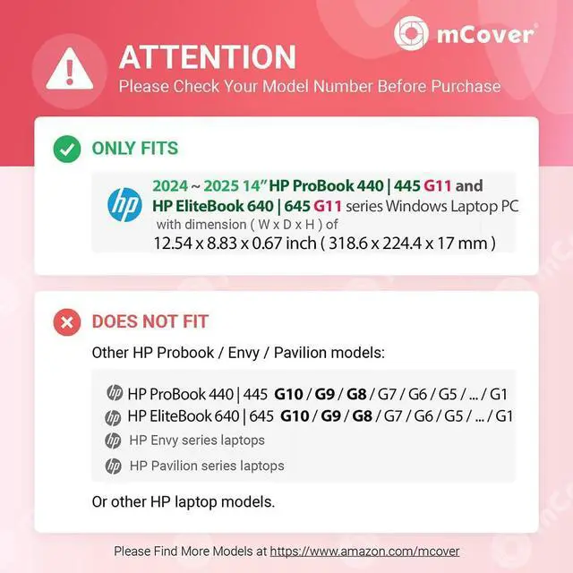 Alt view image 3 of 5 - mCover Case ONLY Compatible for 2024  2025 14-inch HP ProBook 440/445 G11 and EliteBook 640 | 645 G11 Series Windows Notebook PC (NOT Fitting Other HP Models)- Aqua