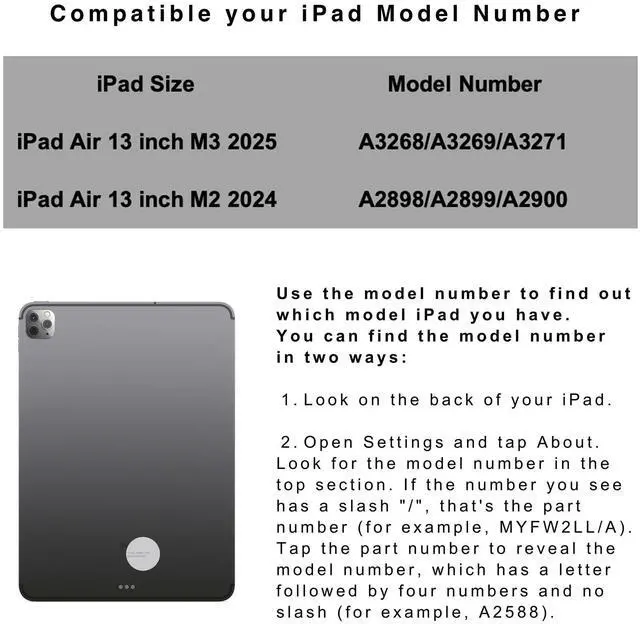 Alt view image 2 of 5 - LENRICH Keyboard Case for iPad Air 13 inch M3 2025&M2 2024, Mulit Touchpad Backlight 360 Rotatable Cover Wireless Pencil Holder Pink