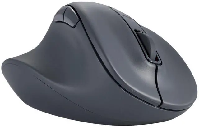 Main image of ELECOM Left Hand Bluetooth Wireless Ergonomic Mouse, Silent Click, 2000DPI, 5 Buttons, Optical Sensor, Compatible with PC, Mac, Laptop, EX-G, Msize Black (M-XGM31BBSKBK)