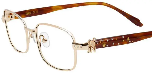 Main image of TIJN Blue Light Blocking Glasses for Woman Men, Square Acetate Metal Frame Eye Glasses for Cosplay & Anime Girl, Rin