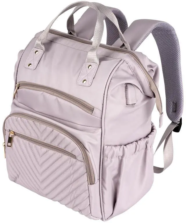 Main image of Coreskin Laptop Backpack for Women, 16 Inch Fashion Computer Work Bag with USB Port, Large Capacity for Travel Business Casual, Purple