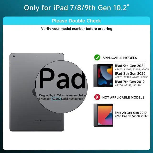 Alt view image 2 of 5 - Tiaota Transparent Case with Keyboard for iPad 9th (7th, 8th, and 9th Gen) 10.2 Inch,with 7-Color Backlit Wireless Keyboard,360°Rotatable Protective Case Multi-Touch Trackpad,with Pencil Holder,Blue